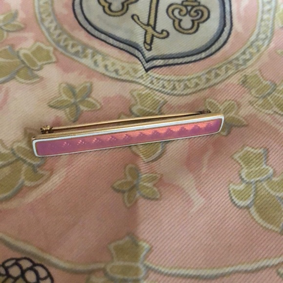 Hermès scarf and pin - Picture 2 of 3